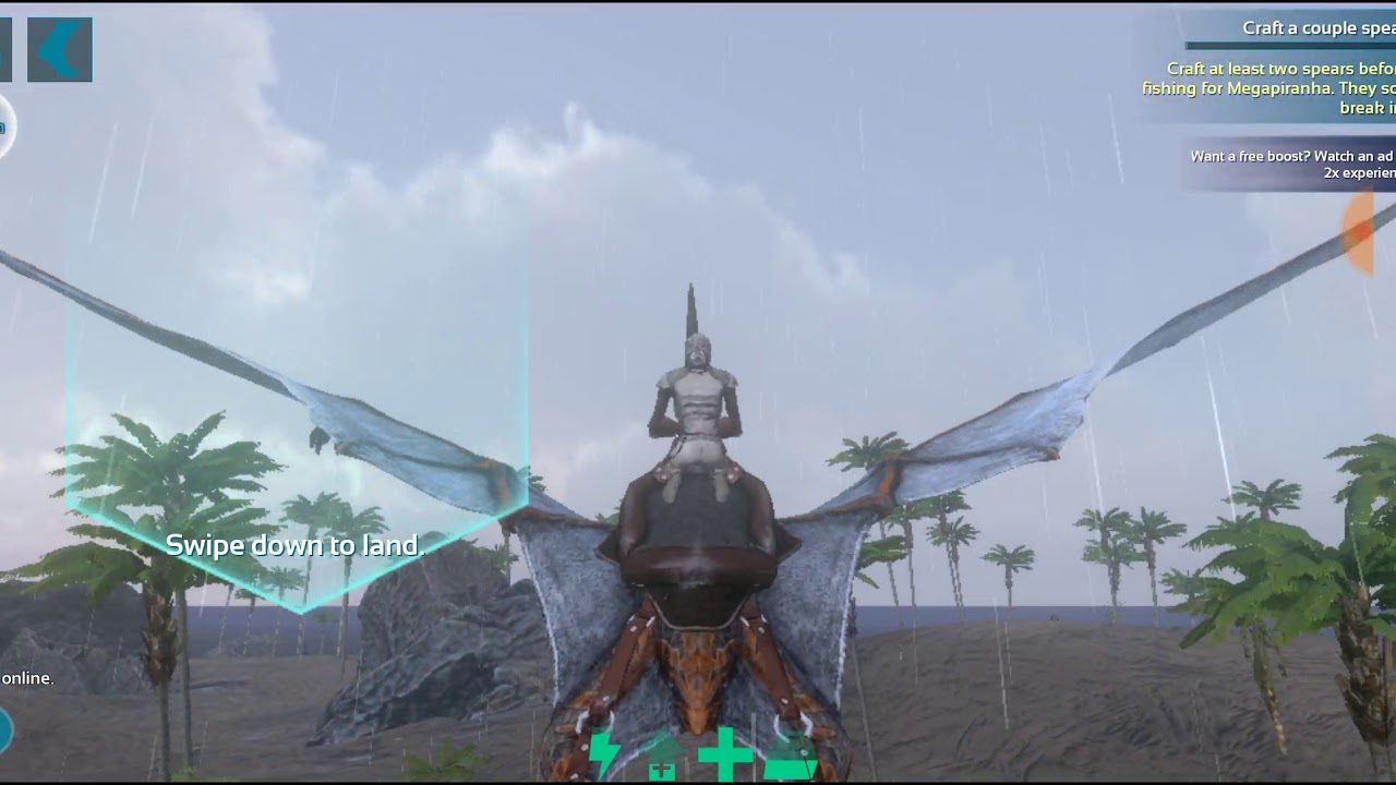 ARK 手機 方舟生存與進化 總算做出翼龍鞍了！20180627 [mygo秋] #12