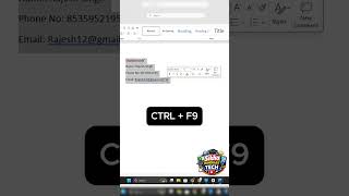 MS Word mein Personal Details ka QR Code Banaye 👤📱 Easy Trick
