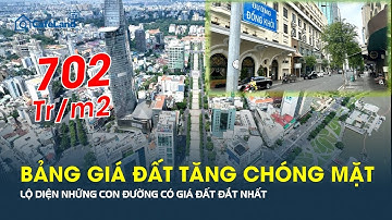 Bảng giá đất TĂNG CHÓNG MẶT: Lộ diện những con đường có GIÁ ĐẤT ĐẮT NHẤT Việt Nam | CafeLand