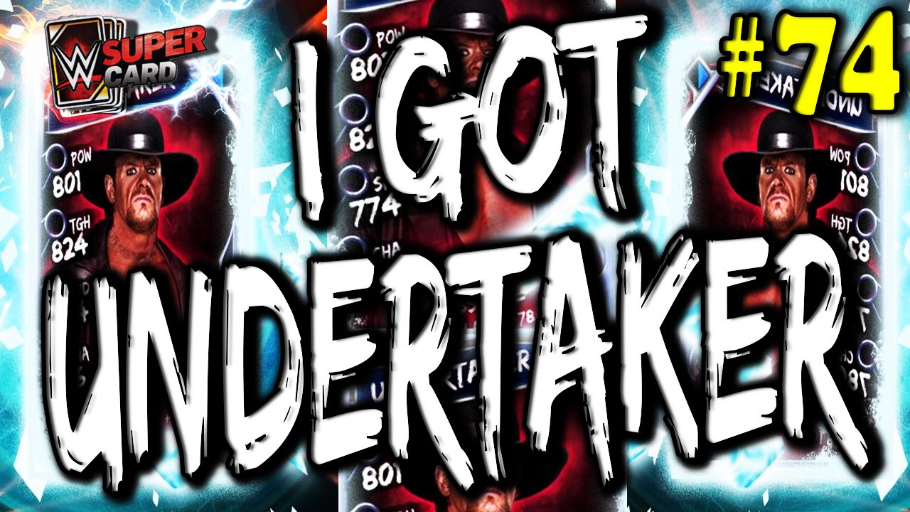 WWE SUPERCARD S2 #74 - I got The Undertaker - RTG Finished - No grind wtf?