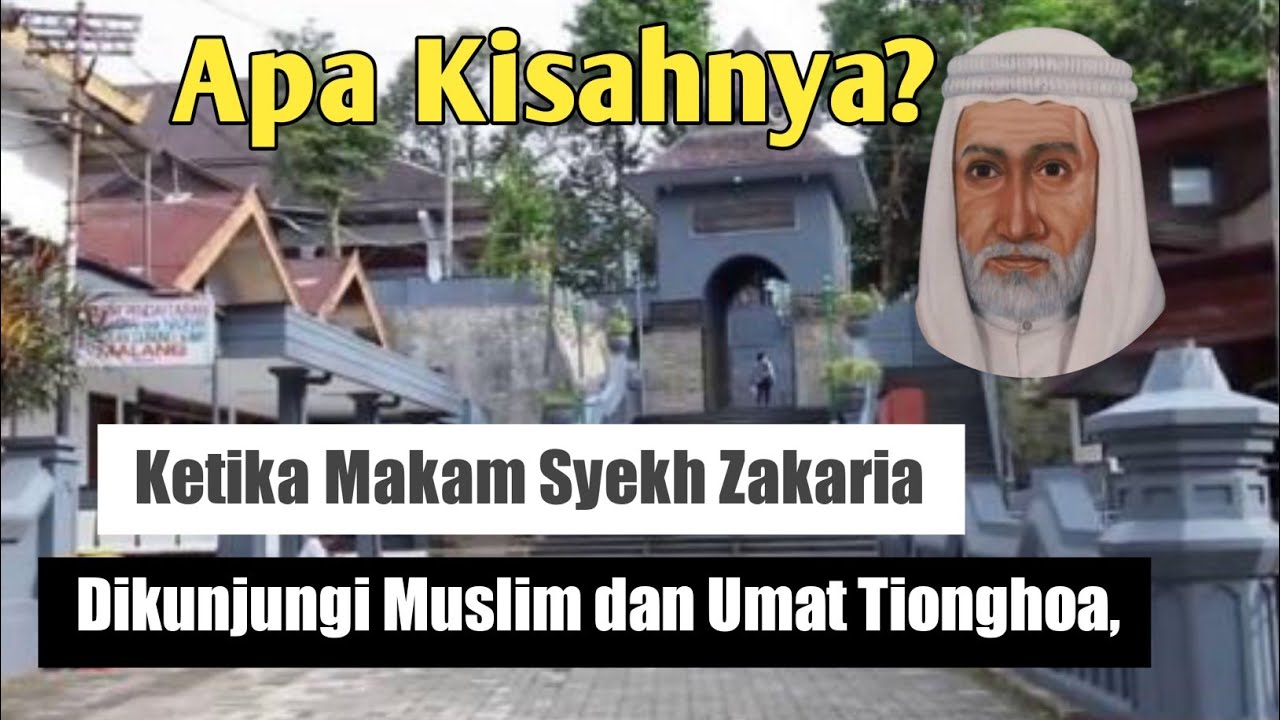 Makam Syekh Zakaria Dikunjungi Muslim dan Umat Tionghoa