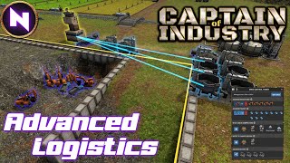 Advanced Logistics Control to Improve Trucking & MIning | 08 | Captain of Industry | Lets Play