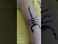 رسم حنة عقرب 