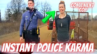 BEST OF CONVENIENT COP #2 Police Instant Karma / Karma Cop / Justice Clip /Drivers busted by cops