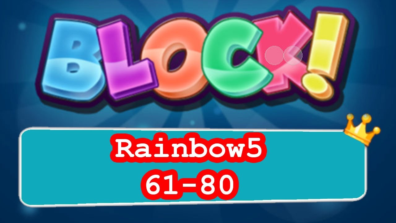 BLOCK! Rainbow5 Level 61-80 (Special Standard) - Lösung Solution Walkthrough