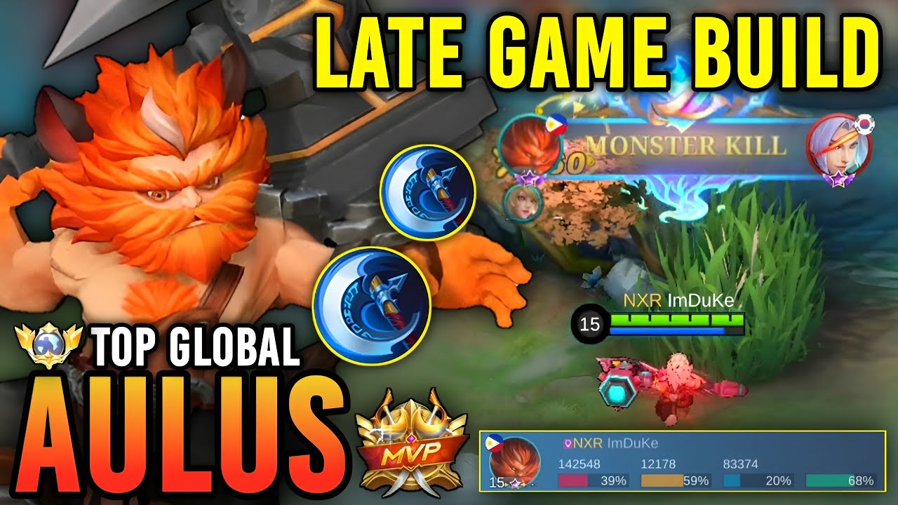 LATE GAME BUILD!! TOP GLOBAL AULUS BEST BUILD 2023 | AULUS GAMEPLAY - MOBILE LEGENDS