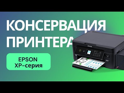 Как сделать, чтобы струйный принтер не засох? | Консервация принтера Epson Expression Home XP-3100