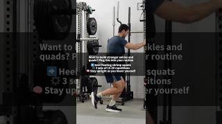 Build Strong Ankles & Quads | Heel Floating Shrimp Squat Tutorial #LegWorkout #MobilityTraining