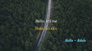 Hello - Adele (Video Lirik & Terjemahan Bahasa Indonesia)