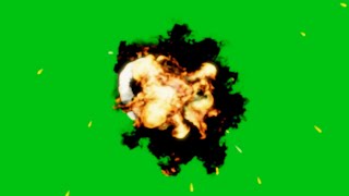 Explosion Animation Effects - Green Screen