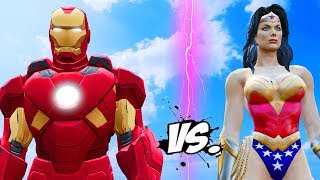 IRON MAN vs WONDER WOMAN - Epic Battle screenshot 2