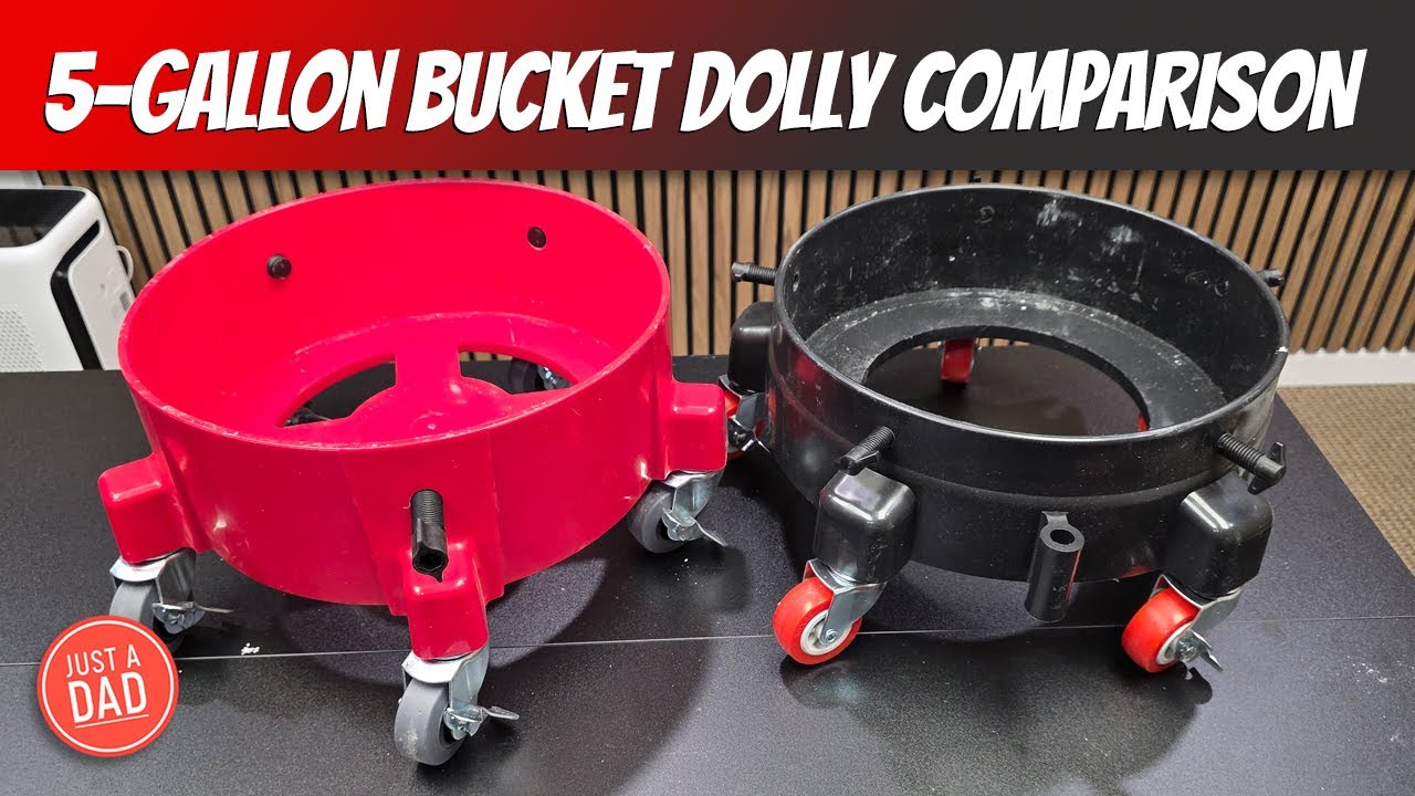 5 Gallon Bucket Dolly COMPARISON Chemical Guys vs SGCB