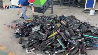 How to Recycle Printer Toner Cartridges | Crushing & Separation Process