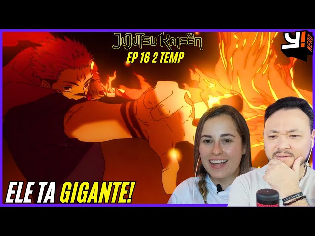 SUKUNA VS JOGO - FUSHIGURO VS TOJI!!  React JuJutsu Kaisen Temp 2 Ep 16 