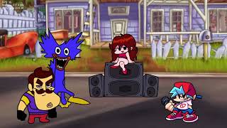 Friday Night Funkin Indie Cross V2 Fanmade Mod - Hello Huggy.