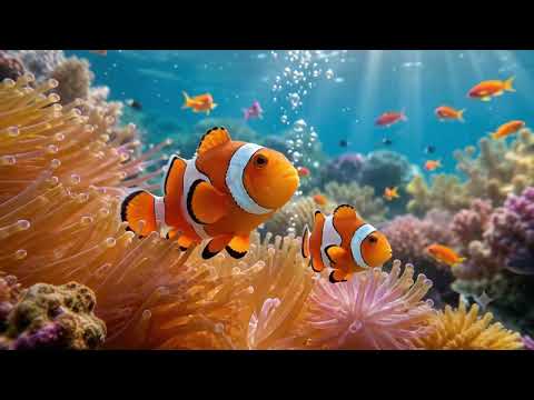 Real Ocean Friends Vol.3 | Dancing with the Sea Anemones | Relaxing Ocean Ambience
