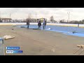 Строительство спортплощадки в Щедрино выбилось из графика