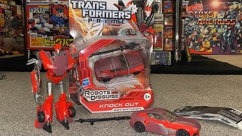 Transformers Prime Knockout review. Robots in disguise generations RID collection deluxe not legacy