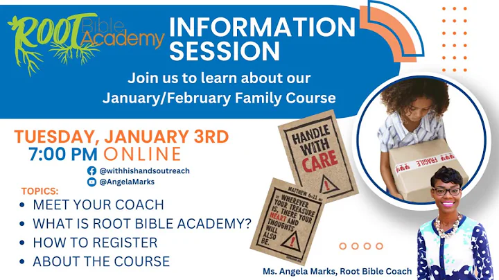 Root Bible Academy with Coach Angela - Handle With...