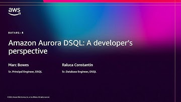 AWS re:Invent 2025 - Amazon Aurora DSQL: A developer