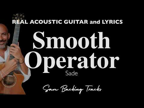 Smooth Operator - Acoustic Karaoke | Original Key (Sade)