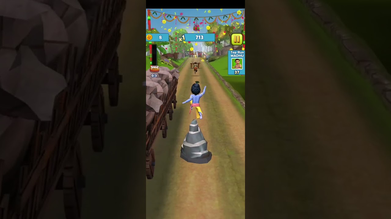 little Krishna running Gameplay 