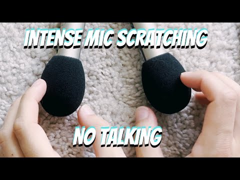 Unpredictable Mic Scratching ASMR No Talking