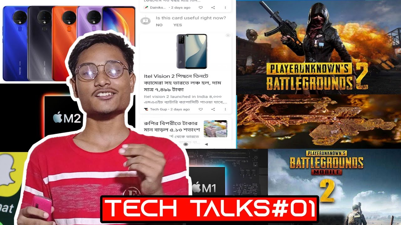 Tech Talks #01 PUBG 2 IS HERE🔥.Techno phone has new features.Technical bright