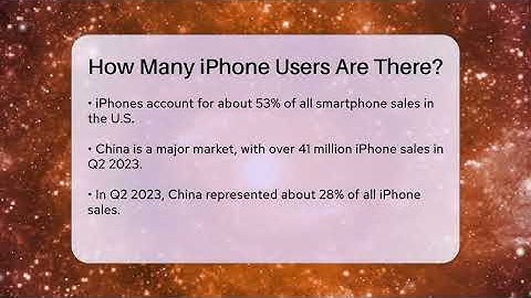 How Many iPhone Users Are There? - Talking Tech Trends