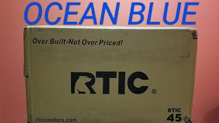 Ocean Blue Rtic 45 Cooler 2Nd Gen.