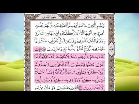 سورة البقرة الاية 26 مكررة خمس مرات للحفظ