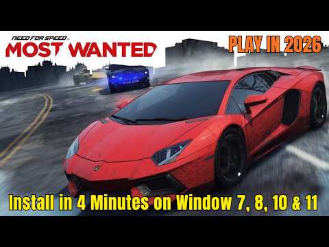 How to Download & Install NFS Most Wanted 2012 on Windows 7, 8, 10 & 11 (2026) | Fix All Errors