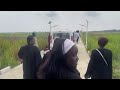 Les funérailles de papa José bakabongo au cimetière moderne Terre promise.