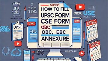 HOW TO FILL UPSC CSE FORM ||OBC/EWS ANNEXURE….. #upsc2025 #upsccse