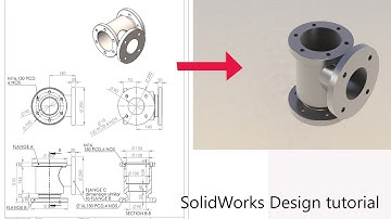 Solidworks Tutorial|Non Return Valve CASING|3D modeling and drafting