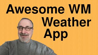 Awesome WM Weather App
