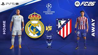 FC 26 - Atletico Madrid vs Real Madrid | UEFA Champions League Final | Julián Alvarez, Kylian Mbappé