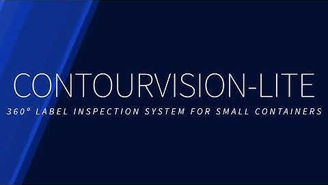 Contourvision Lite- 360ª Label inspection system for small containers