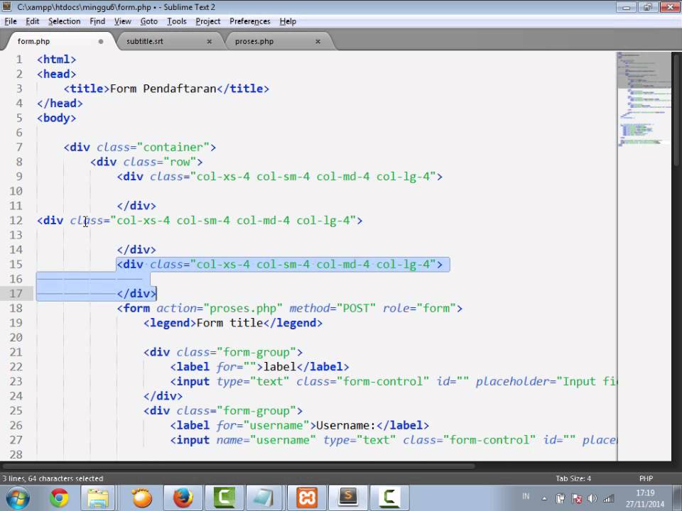 Form Registrasi PHP Bootstrap - YouTube