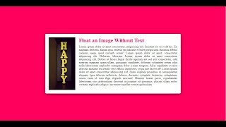 Famous Float an Image Without Text #css #html #webdesign Net Worth