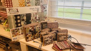 Winter Farmhouse by Simple Stories Project Ideas, Paper Stash Smash, 12x12 Paper Smashing 
