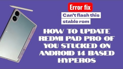 How to Update to Android 15 | Stuck on Android 14 | Redmi Pad Pro/pocopad or any Xiaomi/poco device 