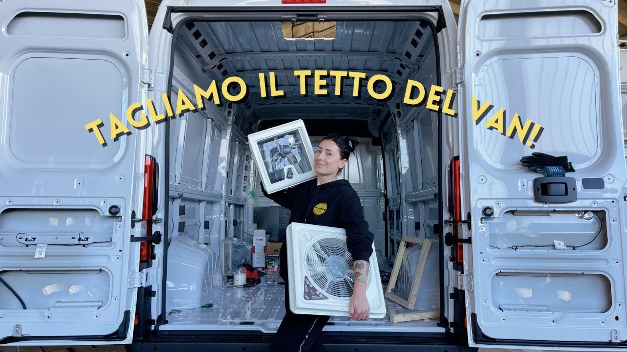 Come installare gli oblò sul tetto del van
