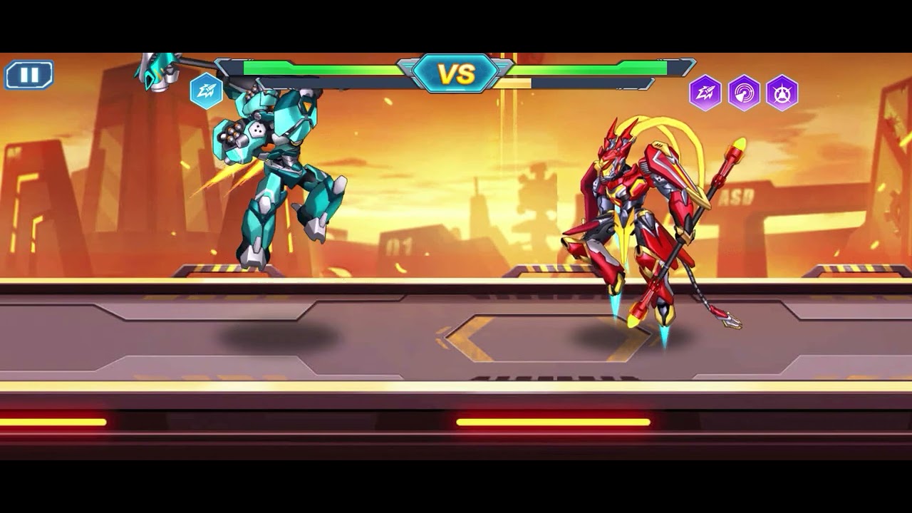 Mecha Strom mode tantangan boss