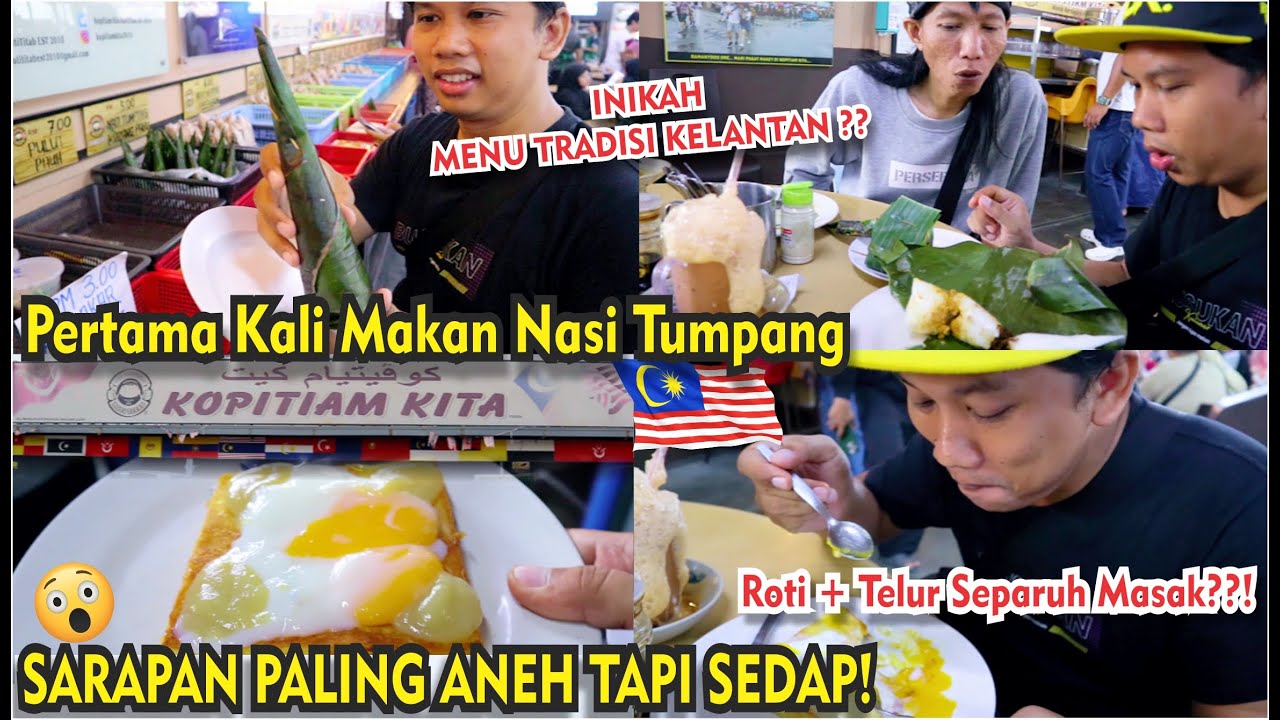 SARAPAN AJAIB DI KELANTAN!! BARU TAHU ROTI TITAB & NASI TUMPANG BEGINI RASANYA?? MALAYSIA VLOG