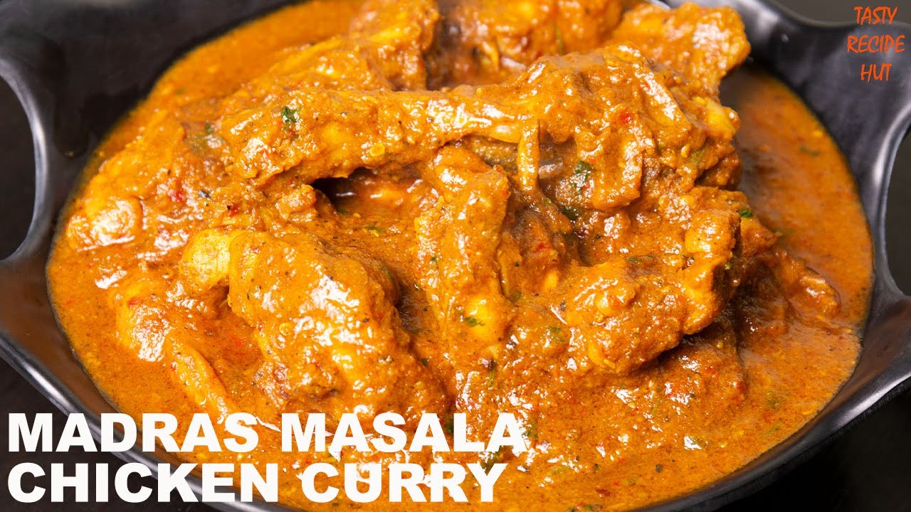 Madras Masala Chicken Curry ! Chicken Madras Recipe | Tasty Recipe Hut