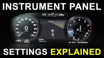 Volvo XC40 (2019-2022): Instrument Panel Settings Explained!