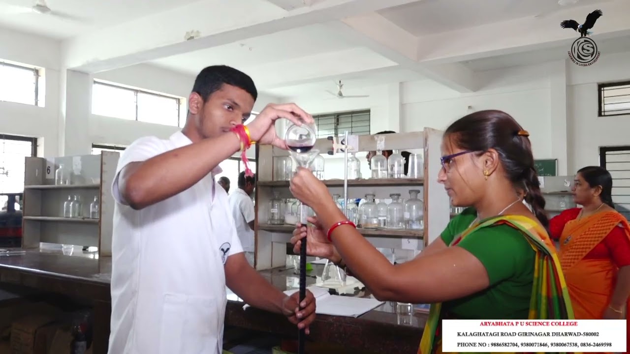 CAMPUS TOUR OF ARYABHATA P U SCIENCE COLLEGE DHARWAD