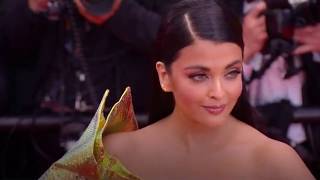Aishwarya Rai Cannes 2019 Day 1in Jean-Louis Sabaji couture