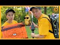 Giant banana monster from mystery magical book battles aaron  lb the funquesters